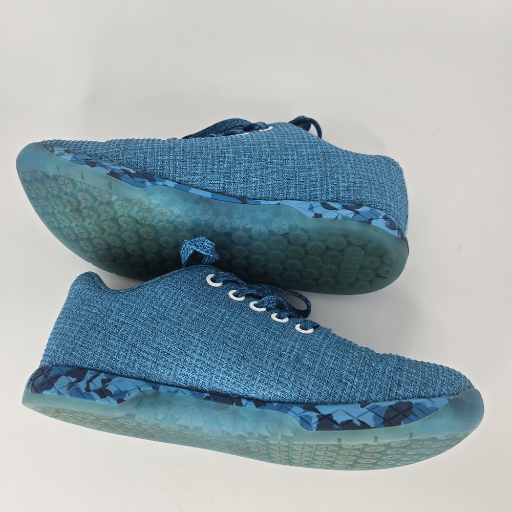 NoBull Project Water‎ Heather Blue Sneaker Shoe Womens Size 6.5 Mens 5 LIKE NEW! - Picture 8 of 12
